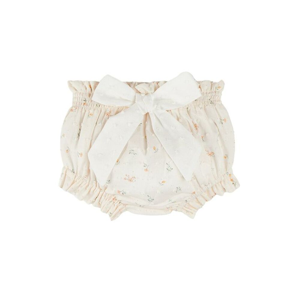 Pepa London Girls  Esme Floral Bow Detail Bloomer, White